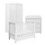 Babymore Eva Sleigh 3 Piece Room Set - White