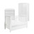 Babymore Stella Sleigh 3 Piece Room Set - White