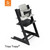 Stokke® Tripp Trapp® + Cushion + Baby Set - Black