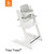 Stokke® Tripp Trapp® + Cushion & Baby Set - White