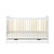 Ickle Bubba Coleby Cot Bed with Under Drawer  - Scandi White
