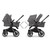 Bugaboo Donkey 5 Duo Stroller - Graphite/Grey Melange