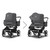 Bugaboo Donkey 5 Duo Stroller - Graphite/Grey Melange