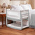 SnuzPod 4 Bedside Crib with Mattress - Dove Grey