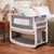 SnuzPod 4 Bedside Crib with Mattress - Dusk Grey