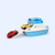 Green Toys Ferry Boat with Cars - Blue