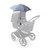 Bugaboo Parasol+ - Seaside Blue