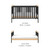 Tutti Bambini Rio 3 Piece Room Set - Slate Grey/Oak