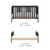 Tutti Bambini Rio 3 Piece Room Set - Slate Grey/Oak