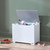 Tutti Bambini Rio Toy Box - White/Dove Grey