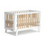 Boori Turin Cot Bed - White & Almond