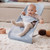 BabyBjorn Bouncer Balance Soft Mesh - Fog Blue/White (Grey Frame)