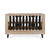 Tutti Bambini Como Cot Bed - Distressed Oak / Slate Grey