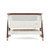 Tutti Bambini CoZee Luxe Bedside Crib - Walnut/Cream