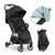 Hauck Swift X Pushchair - Black + FREE Ice Blue Canopy