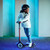 BERG Nexo Foldable Lights LED-deck Scooter - Red