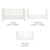 Tutti Bambini Essentials Caterina Mini Cot Bed - White