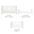 Tutti Bambini Essentials Alba Cot Bed - White