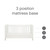 Tutti Bambini Essentials Alba Mini Cot Bed - White