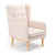 Babymore Lux Nursing Chair with Stool - Cream
