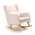 Babymore Lux Nursing Chair with Stool - Cream