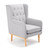 Babymore Lux Nursing Chair with Stool - Grey