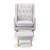 Babymore Lux Nursing Chair with Stool - Grey