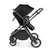 Ickle Bubba Cosmo Stratus Travel System - Gunmetal/Black/Tan