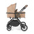 Ickle Bubba Cosmo Stratus Travel System - Gunmetal/Desert/Tan