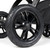 Ickle Bubba Stomp Luxe Stratus Travel System - Black/Charcoal Grey/Black