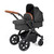 Ickle Bubba Stomp Luxe Stratus Travel System - Black/Charcoal Grey/Tan