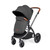 Ickle Bubba Stomp Luxe Stratus Travel System - Black/Charcoal Grey/Tan