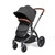 Ickle Bubba Stomp Luxe Stratus Travel System - Black/Charcoal Grey/Tan