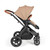 Ickle Bubba Stomp Luxe Stratus Travel System - Black/Desert/Tan