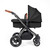 Ickle Bubba Stomp Luxe Stratus Travel System - Black/Midnight/Tan