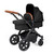 Ickle Bubba Stomp Luxe Stratus Travel System - Black/Midnight/Tan