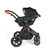 Ickle Bubba Stomp Luxe Stratus Travel System - Black/Pearl Grey/Tan