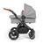 Ickle Bubba Stomp Luxe Stratus Travel System - Black/Pearl Grey/Tan