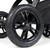 Ickle Bubba Stomp Luxe Stratus Travel System - Black/Woodland/Black