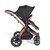 Ickle Bubba Stomp Luxe Stratus Travel System - Bronze/Midnight/Tan