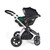 Ickle Bubba Stomp Luxe Stratus Travel System - Silver/Charcoal Grey/Black