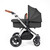 Ickle Bubba Stomp Luxe Stratus Travel System - Silver/Charcoal Grey/Tan