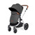 Ickle Bubba Stomp Luxe Stratus Travel System - Silver/Charcoal Grey/Tan