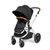 Ickle Bubba Stomp Luxe Stratus Travel System - Silver/Midnight/Tan