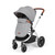 Ickle Bubba Stomp Luxe Stratus Travel System - Silver/Pearl Grey/Tan