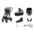 Babystyle Oyster 3 Essential 5-Piece Bundle - Gloss Black Chassis/Orion