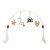 Little Green Sheep Curved Wooden Baby Play Gym & Charms Set - Midnight Giraffe
