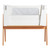 Gaia Hera Complete Sleep & Co-Sleep Crib Bundle - Scandi-White/Natural