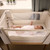 Gaia Hera Complete Sleep & Co-Sleep Crib Bundle - Scandi-White/Natural