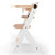 Kinderkraft Enock Highchair - White/Wood